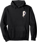 Ghost Book Reader Halloween Ghost Hoodie - Custom Art Print for Adults - T-Shirt, Sweatshirt, Hoodie