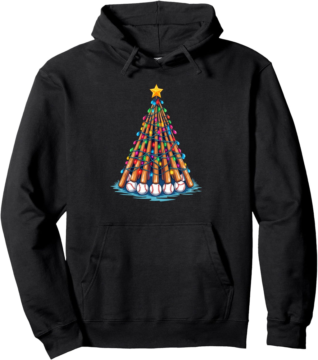 Baseball Tree Light Baseball Exclusive Hoodie - Custom Art Print for Adults - T-Shirt, Sweatshirt, Hoodie