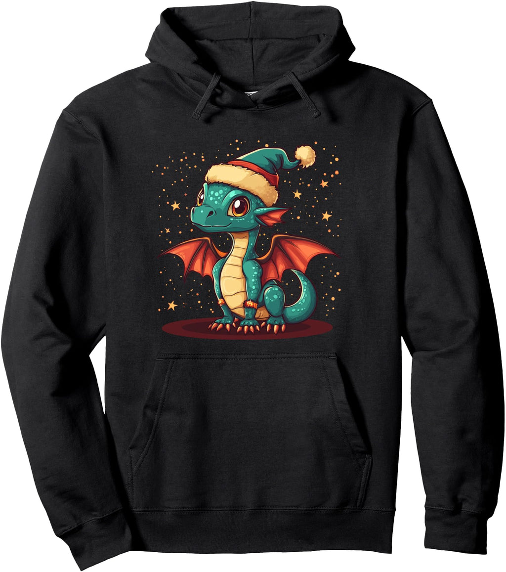 Exclusive Santa Hat Dragon Outfit Sweatshirt - Aesthetic Graphic Men Women - T-Shirt, Sweatshirt, Hoodie