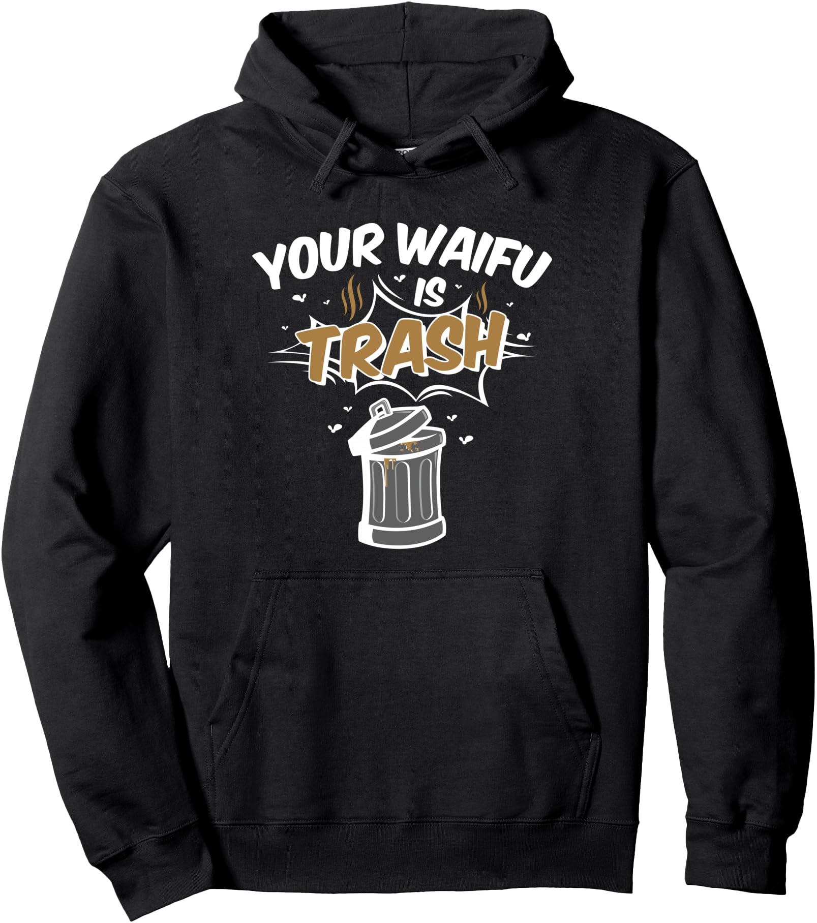 Exclusive Your Waifu Is Trash Japanese Hoodie - Unique Graphic Unisex - T-Shirt, Sweatshirt, Hoodie