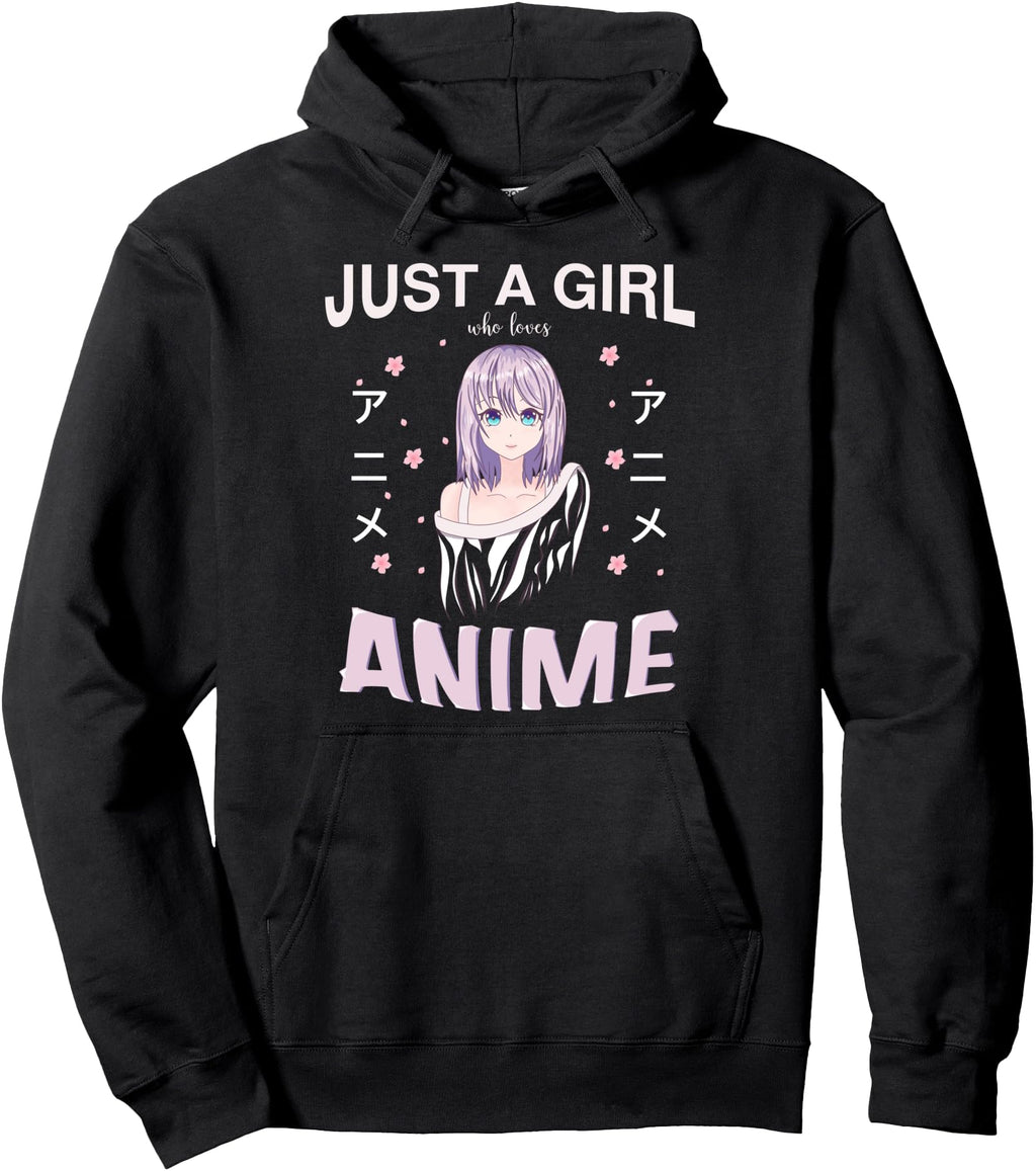 Just Who Loves Anime Rare Hoodie - Aesthetic Graphic Unisex - T-Shirt, Sweatshirt, Hoodie