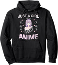 Just Who Loves Anime Rare Hoodie - Aesthetic Graphic Unisex - T-Shirt, Sweatshirt, Hoodie