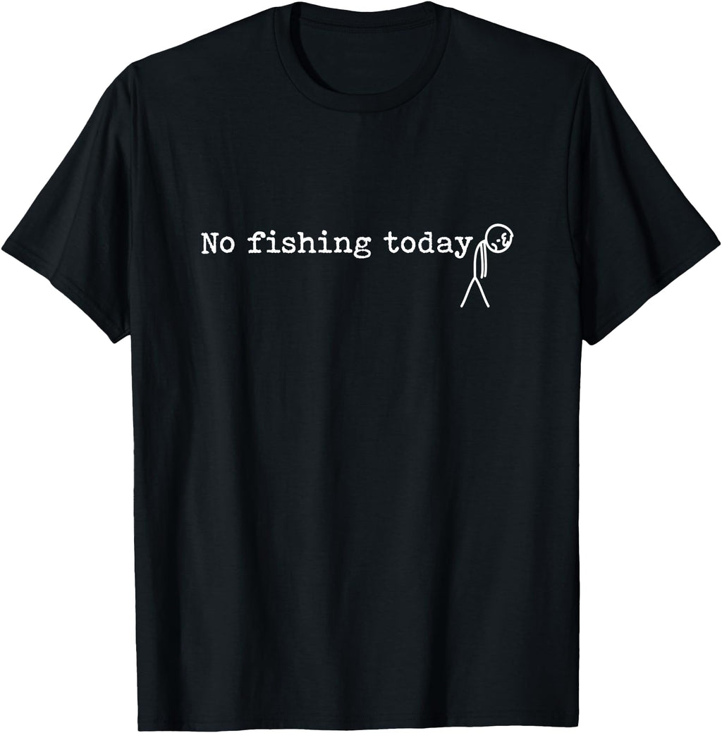 Exclusive No Fishing Today Sad Stick Hoodie - Graphic Print for Adults - T-Shirt, Sweatshirt, Hoodie