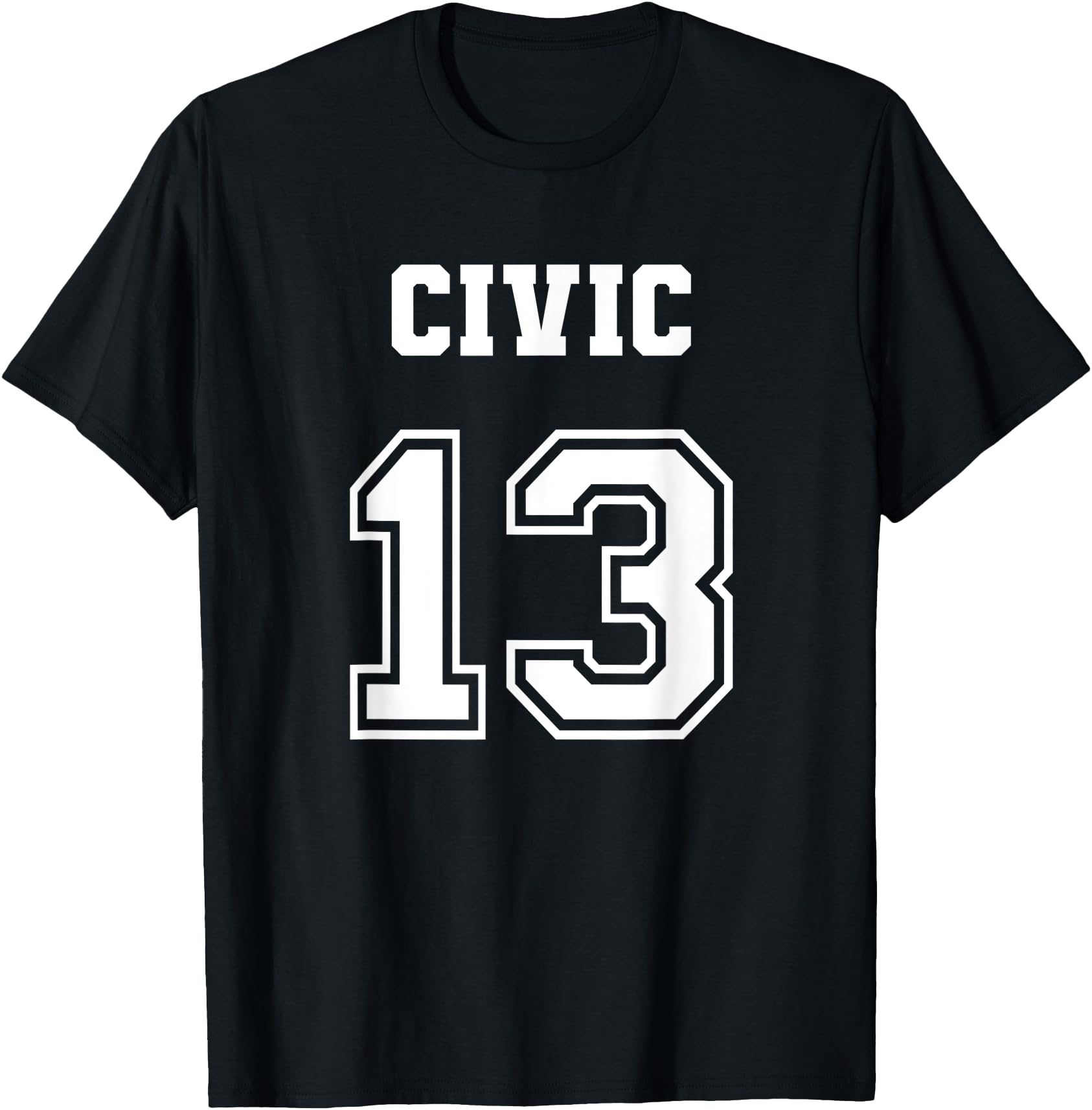 Original Jersey Civic 13 2013 Hoodie - Casual Everyday Wear Men Women - T-Shirt, Sweatshirt, Hoodie