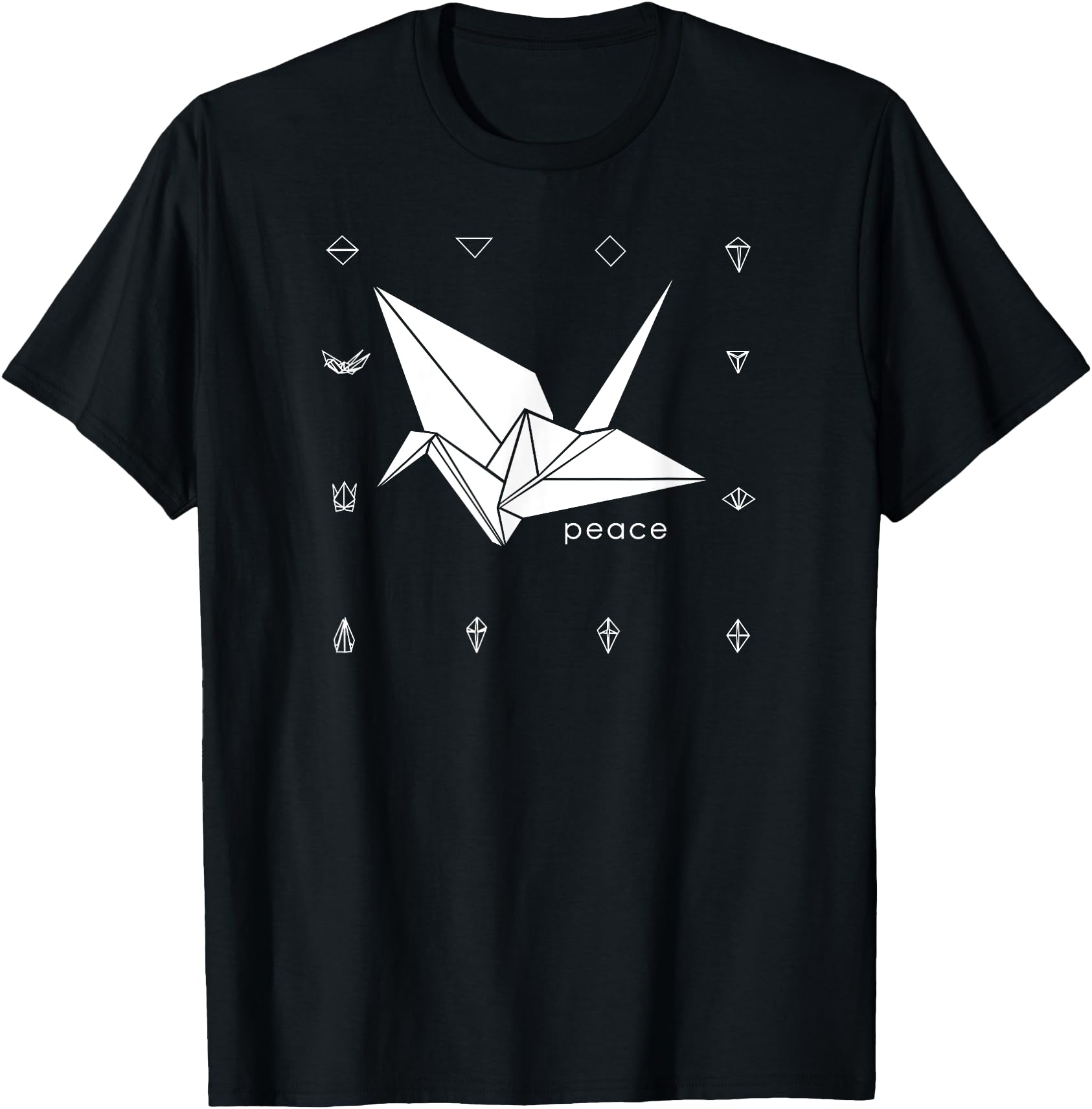 Peace Origami Crane Japanese T Artist T-Shirt - Graphic Print Men Women - T-Shirt, Sweatshirt, Hoodie