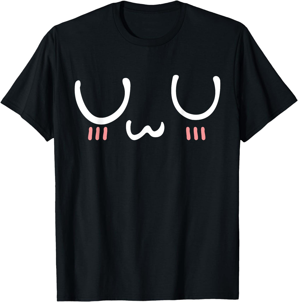 Original Uwu Anime Kawaii Meme T T-Shirt - Custom Art Print for Adults - T-Shirt, Sweatshirt, Hoodie