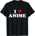 Original I Heart Anime Otaku I Love Sweatshirt - Novelty Apparel Unisex - T-Shirt, Sweatshirt, Hoodie