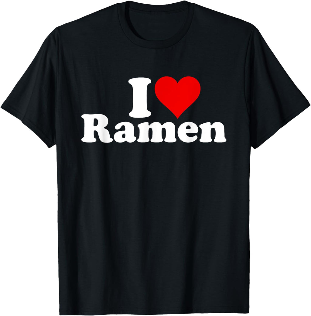 Handcrafted I Heart Love Ramen Sweatshirt - Novelty Apparel for Adults - T-Shirt, Sweatshirt, Hoodie