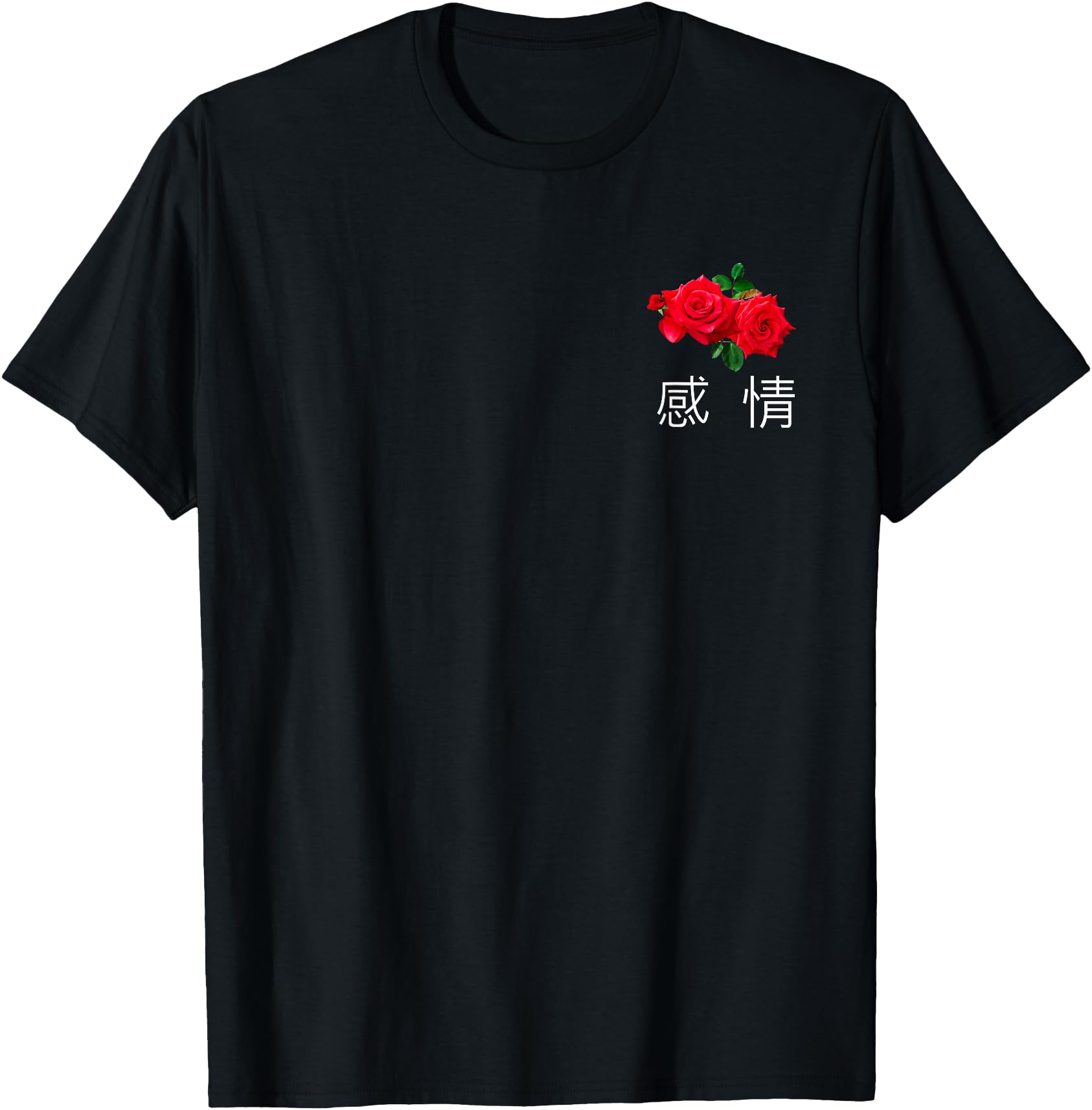 Rose Japanese Text Aesthetic Vaporwave T-Shirt - Graphic Print Men Women - T-Shirt, Sweatshirt, Hoodie