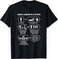 Isekai Anime Six Steps Isekai Anime Novelty Hoodie - Unique Graphic Unisex - T-Shirt, Sweatshirt, Hoodie