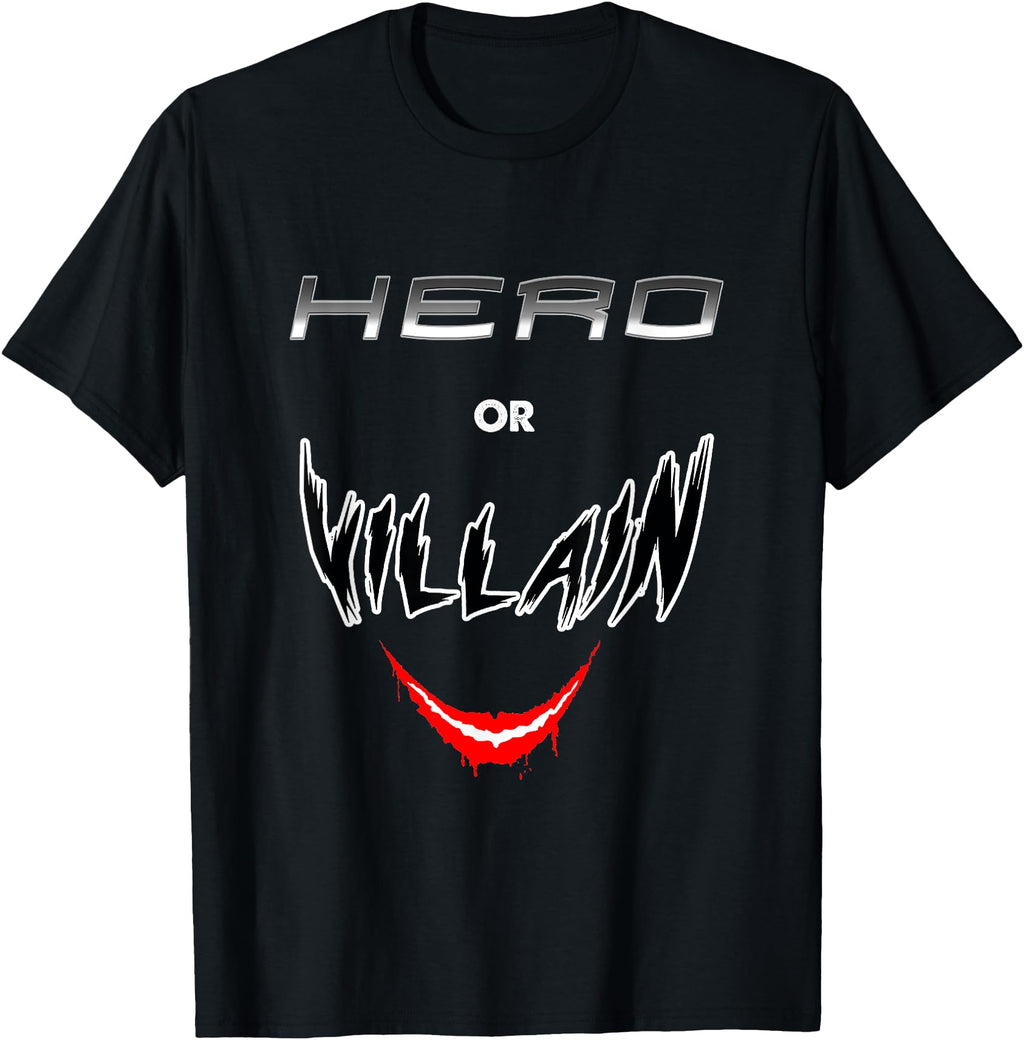 Handcrafted Hero Or Villain Geek Sweatshirt - Streetwear Style Unisex - T-Shirt, Sweatshirt, Hoodie