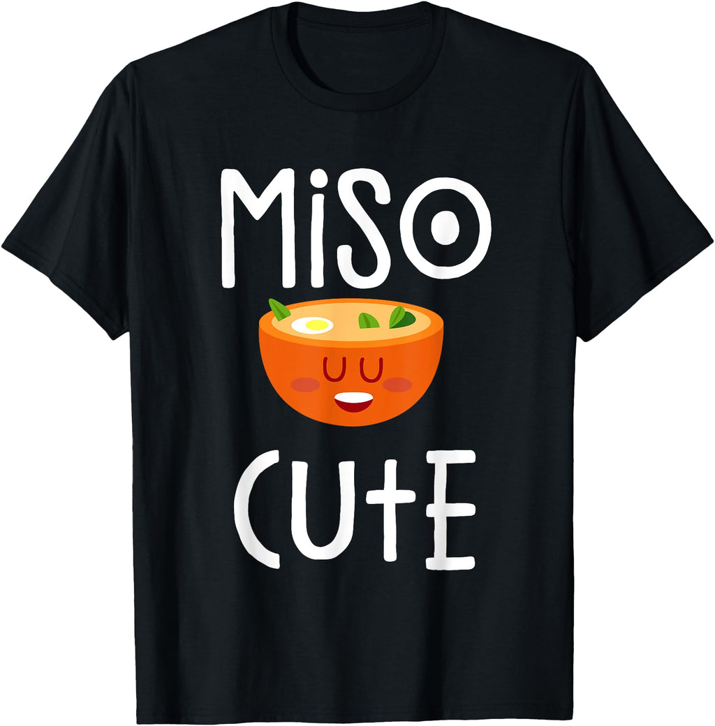 Original Miso Sushi Kawaii Miso Soup Hoodie - Minimalist Print for Adults - T-Shirt, Sweatshirt, Hoodie