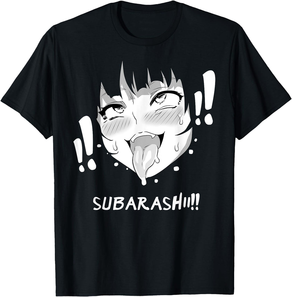 Exclusive Ahegao Face Anime Manga Hoodie - Aesthetic Graphic for Adults - T-Shirt, Sweatshirt, Hoodie