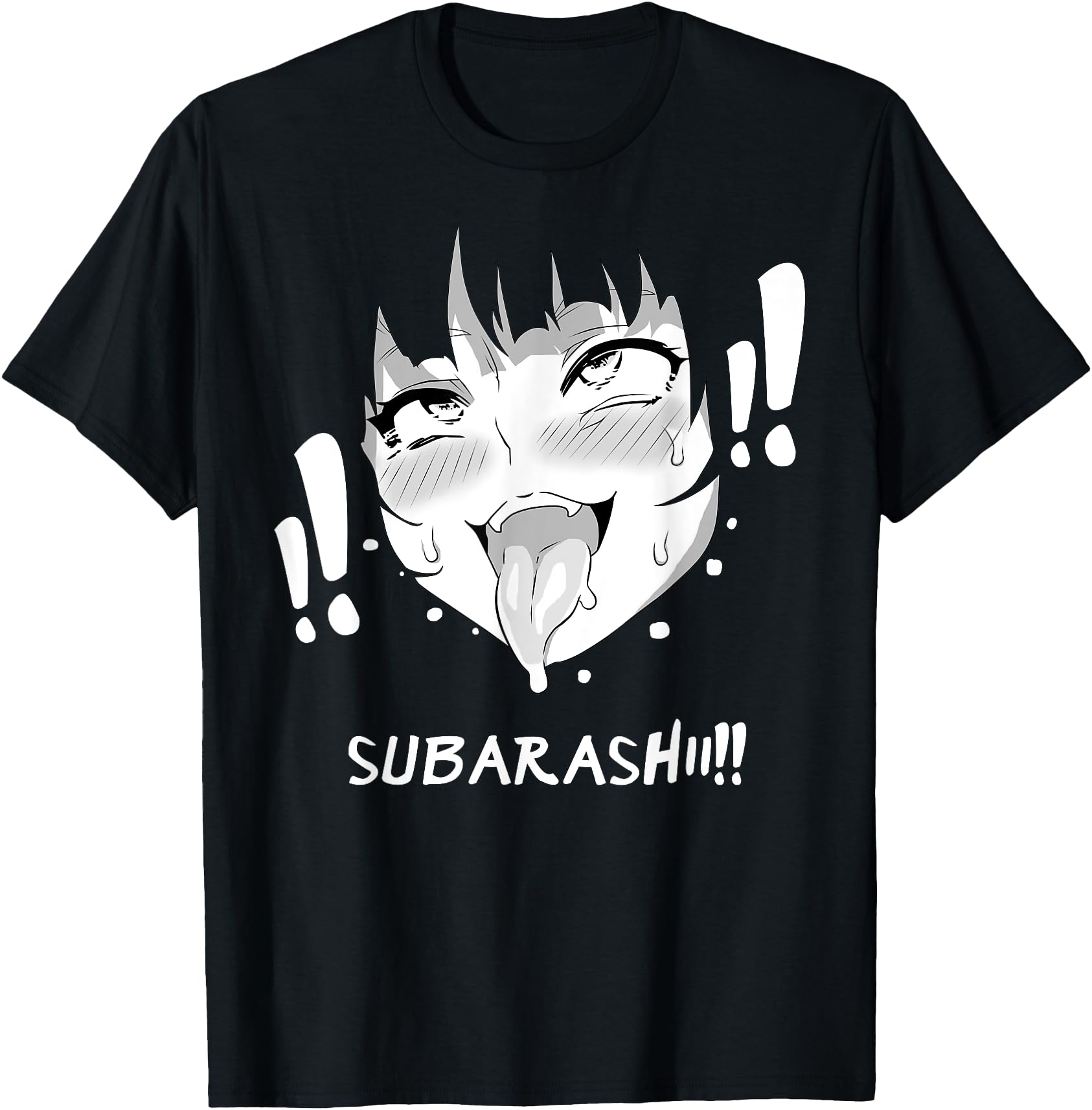 Exclusive Ahegao Face Anime Manga Hoodie - Aesthetic Graphic for Adults - T-Shirt, Sweatshirt, Hoodie
