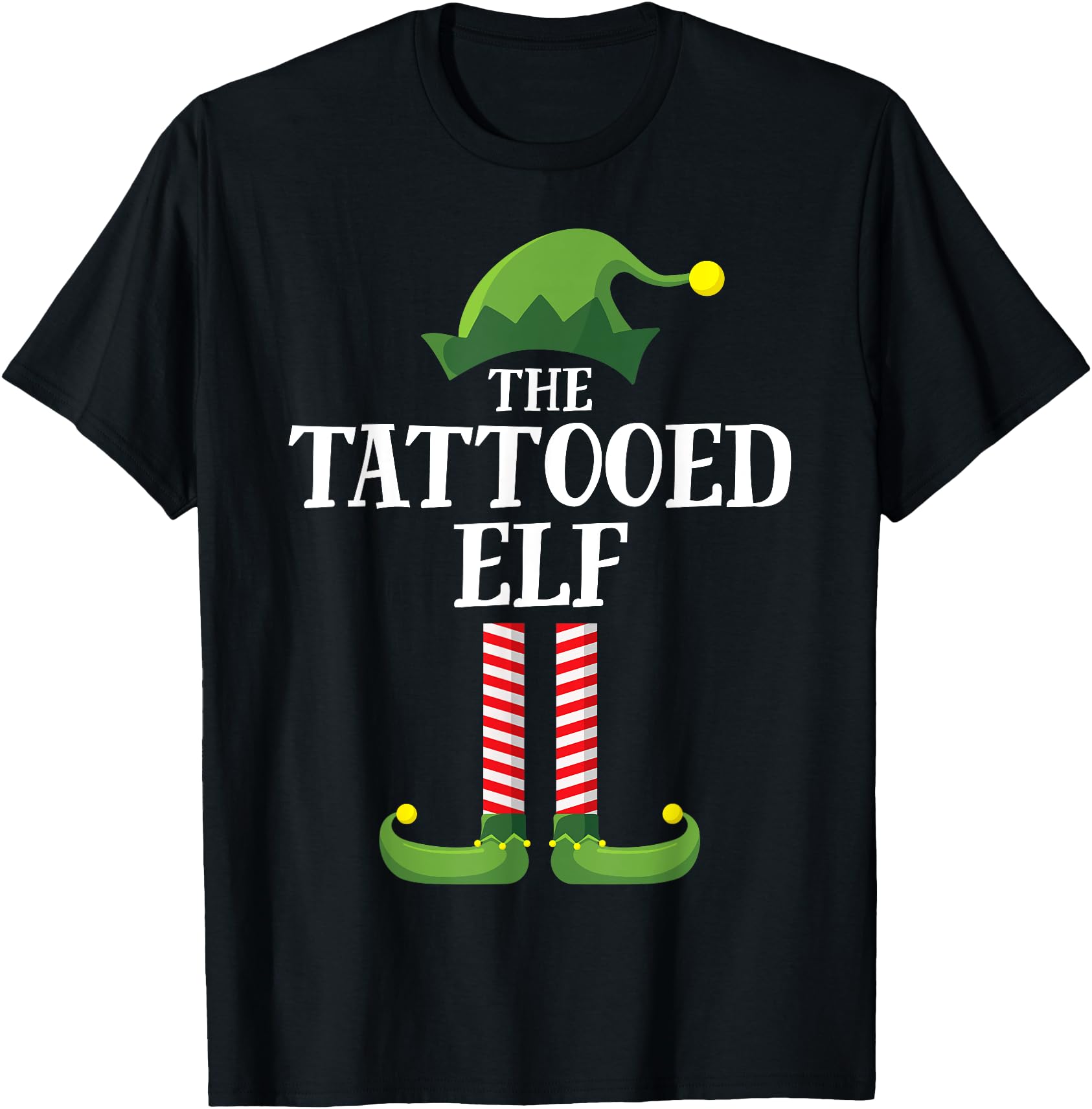 Tattooed Elf Matching Family Group Hoodie - Fun Novelty Design for Adults - T-Shirt, Sweatshirt, Hoodie