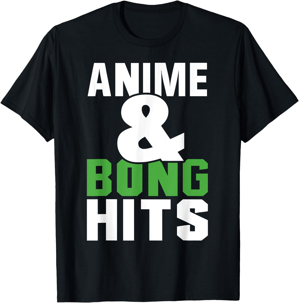 Anime And Bong Hits Kuwaii Art Asian T-Shirt - Trendy Graphic Men Women - T-Shirt, Sweatshirt, Hoodie