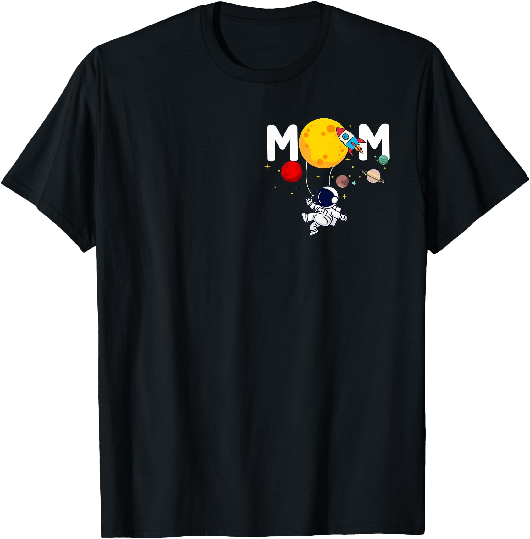 Mom Astronaut Space Family Planets T-Shirt - Novelty Apparel Men Women - T-Shirt, Sweatshirt, Hoodie
