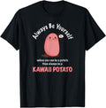 Authentic Kawaii Potato T Japanese T-Shirt - Custom Art Print Men Women - T-Shirt, Sweatshirt, Hoodie