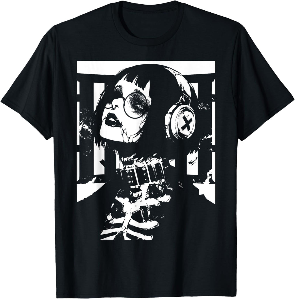 Original Horror Techwear Ghoul T-Shirt - Aesthetic Graphic for Adults - T-Shirt, Sweatshirt, Hoodie