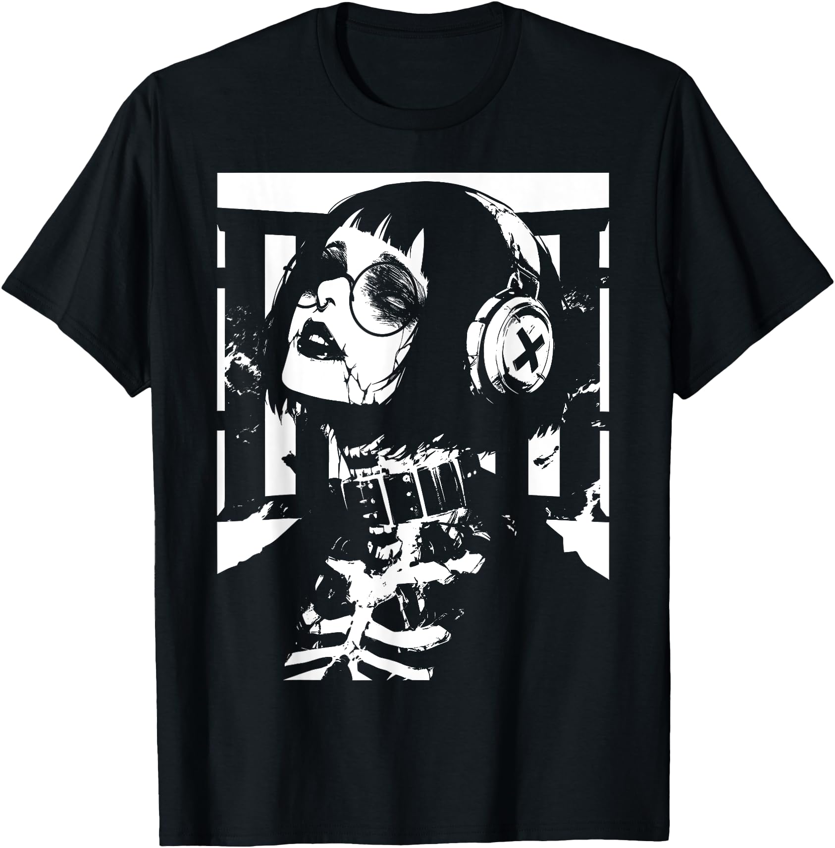 Original Horror Techwear Ghoul T-Shirt - Aesthetic Graphic for Adults - T-Shirt, Sweatshirt, Hoodie