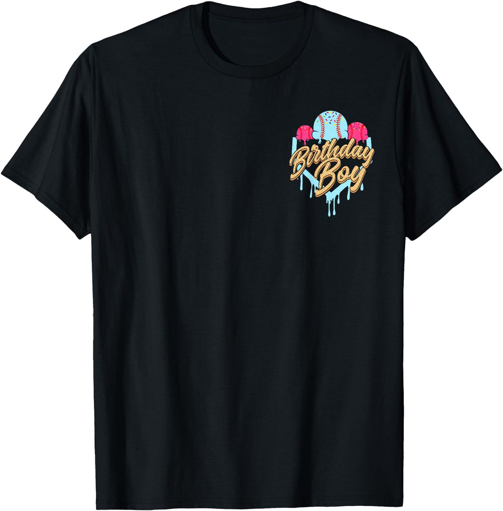 Baseball 10Th Ice Cream Drip 10 Year Old T-Shirt - Minimalist Print Unisex - T-Shirt, Sweatshirt, Hoodie