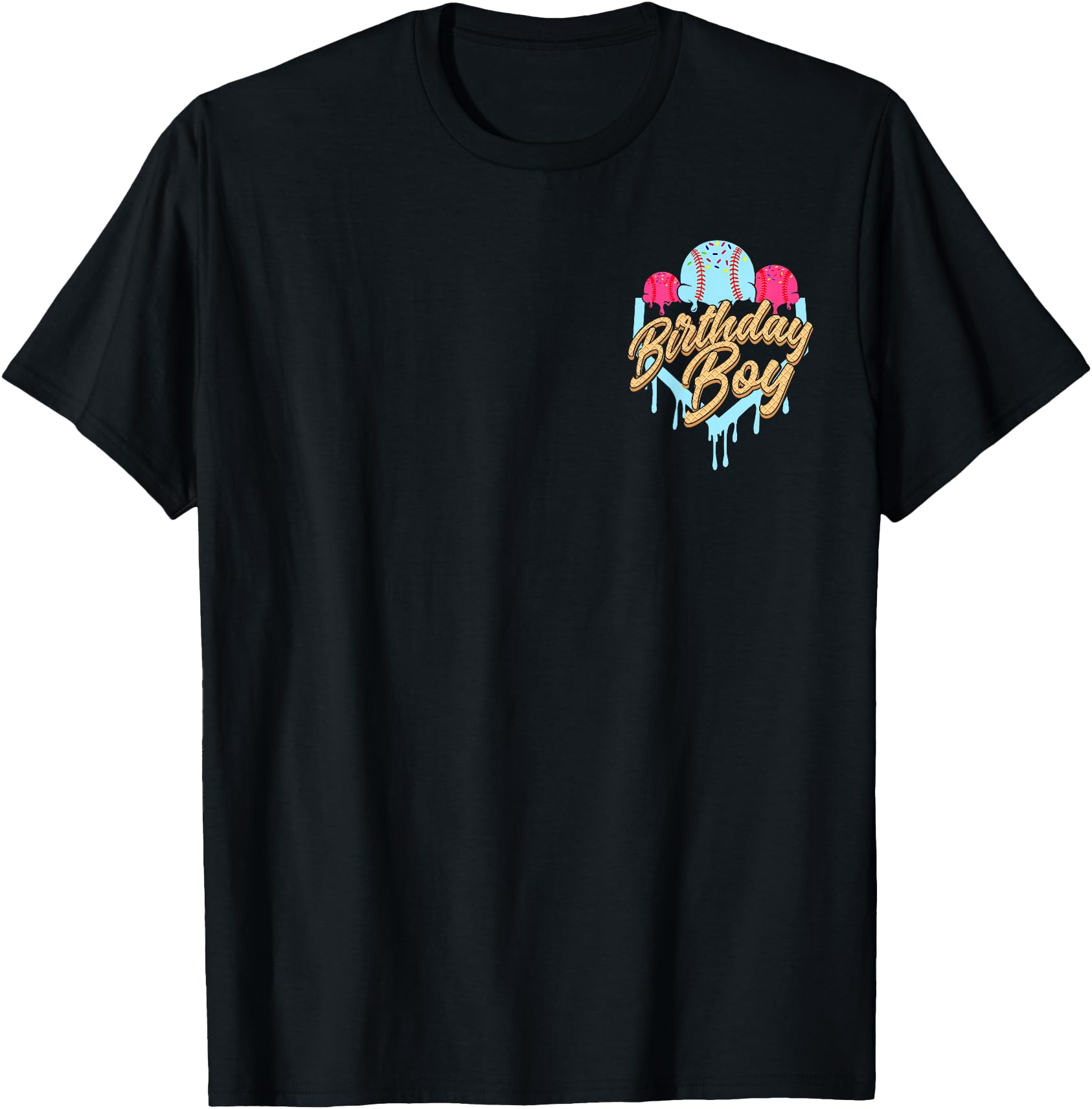 Original Baseball 10Th Ice Cream Drip T-Shirt - Fun Novelty Design Unisex - T-Shirt, Sweatshirt, Hoodie