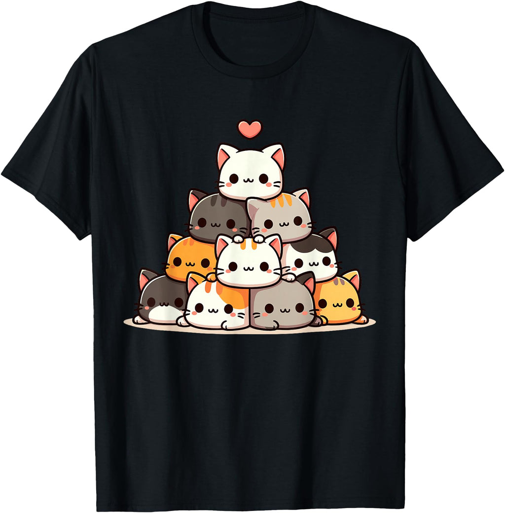 Cat Cats Anime Kawaii Sweatshirt - Novelty Apparel for Adults - T-Shirt, Sweatshirt, Hoodie