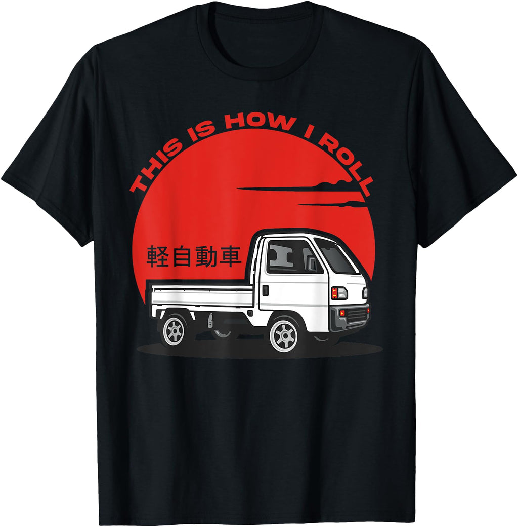 Handcrafted Mini Truck Kei Car Japan T-Shirt - Trendy Graphic for Adults - T-Shirt, Sweatshirt, Hoodie