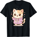 Handcrafted Kawaii Cat 67 Meme T-Shirt - Unique Graphic Unisex - T-Shirt, Sweatshirt, Hoodie