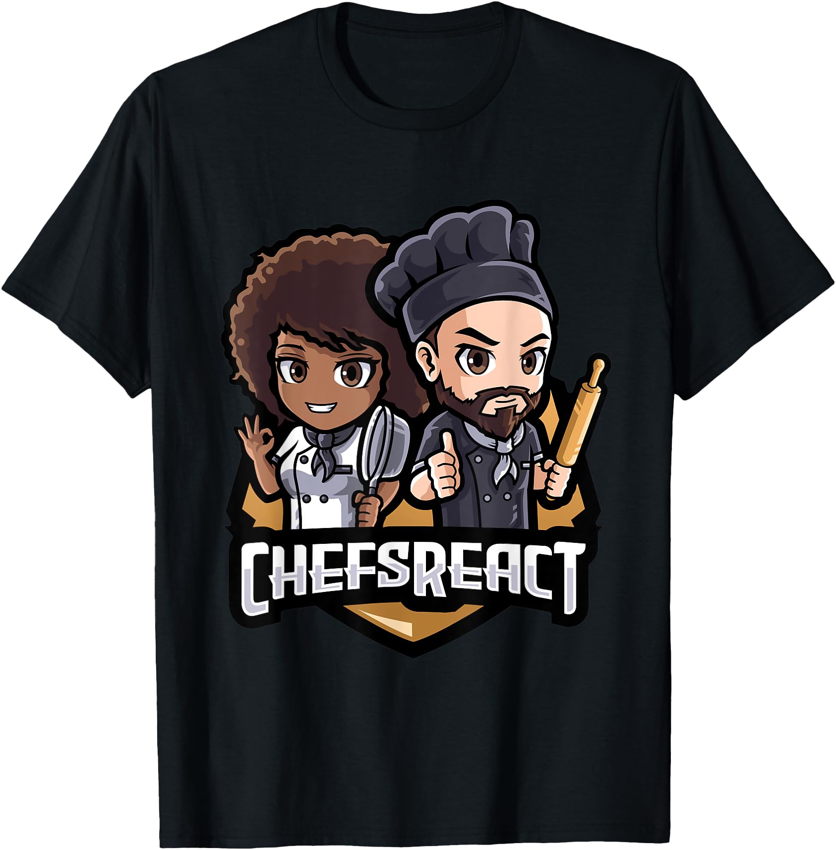 Chefs Reaction Chibi Characters Sweatshirt - Novelty Apparel for Adults - T-Shirt, Sweatshirt, Hoodie