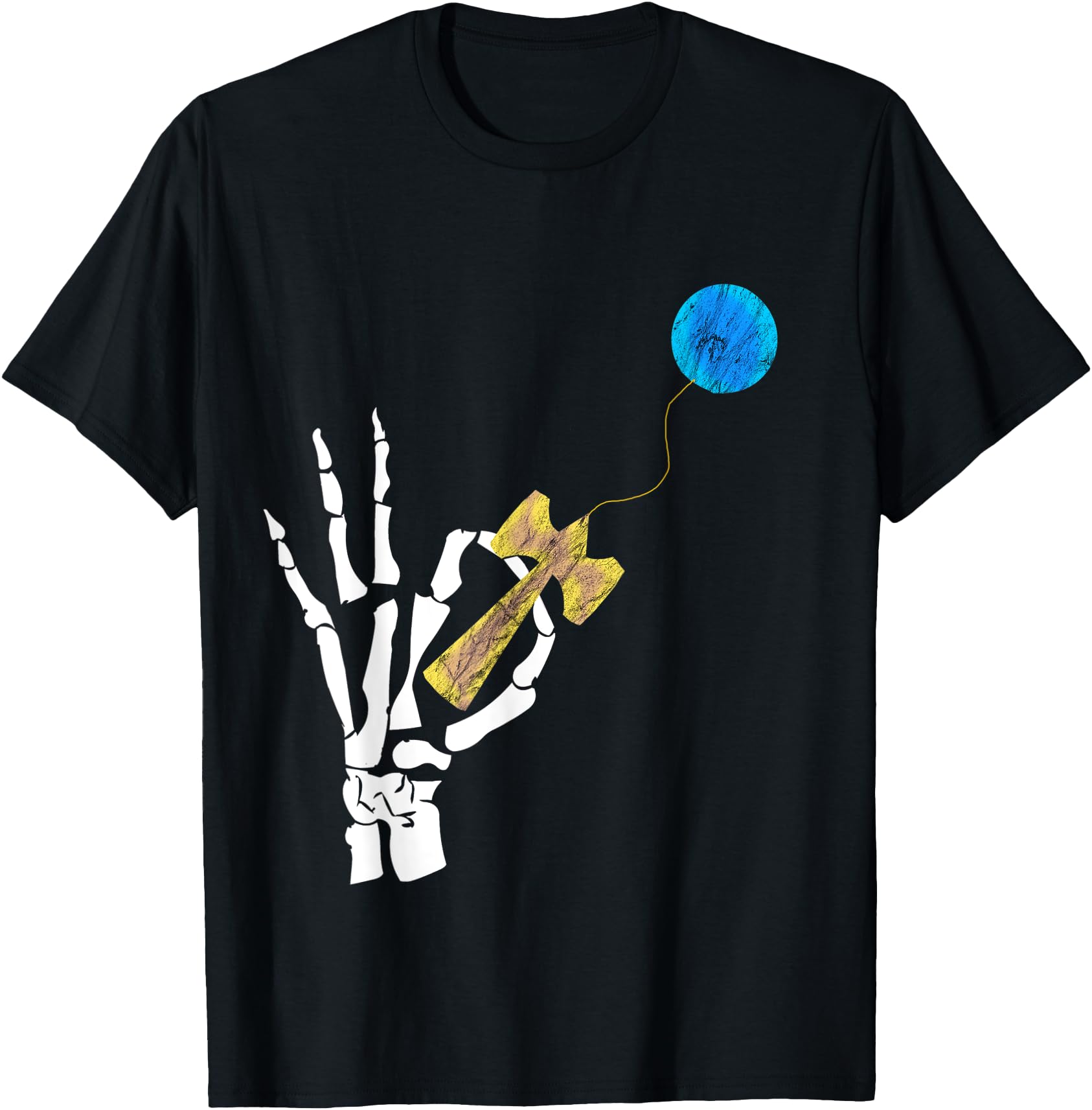 Handcrafted Kendama Skull Skeleton Hoodie - Fun Novelty Design for Adults - T-Shirt, Sweatshirt, Hoodie