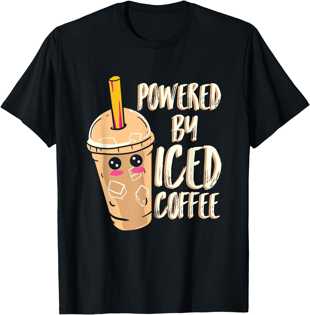 Handcrafted Anime Iced Coffee Hoodie - Casual Everyday Wear Men Women - T-Shirt, Sweatshirt, Hoodie