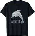 Winter Dolphin Dolphin Rare T-Shirt - Streetwear Style for Adults - T-Shirt, Sweatshirt, Hoodie