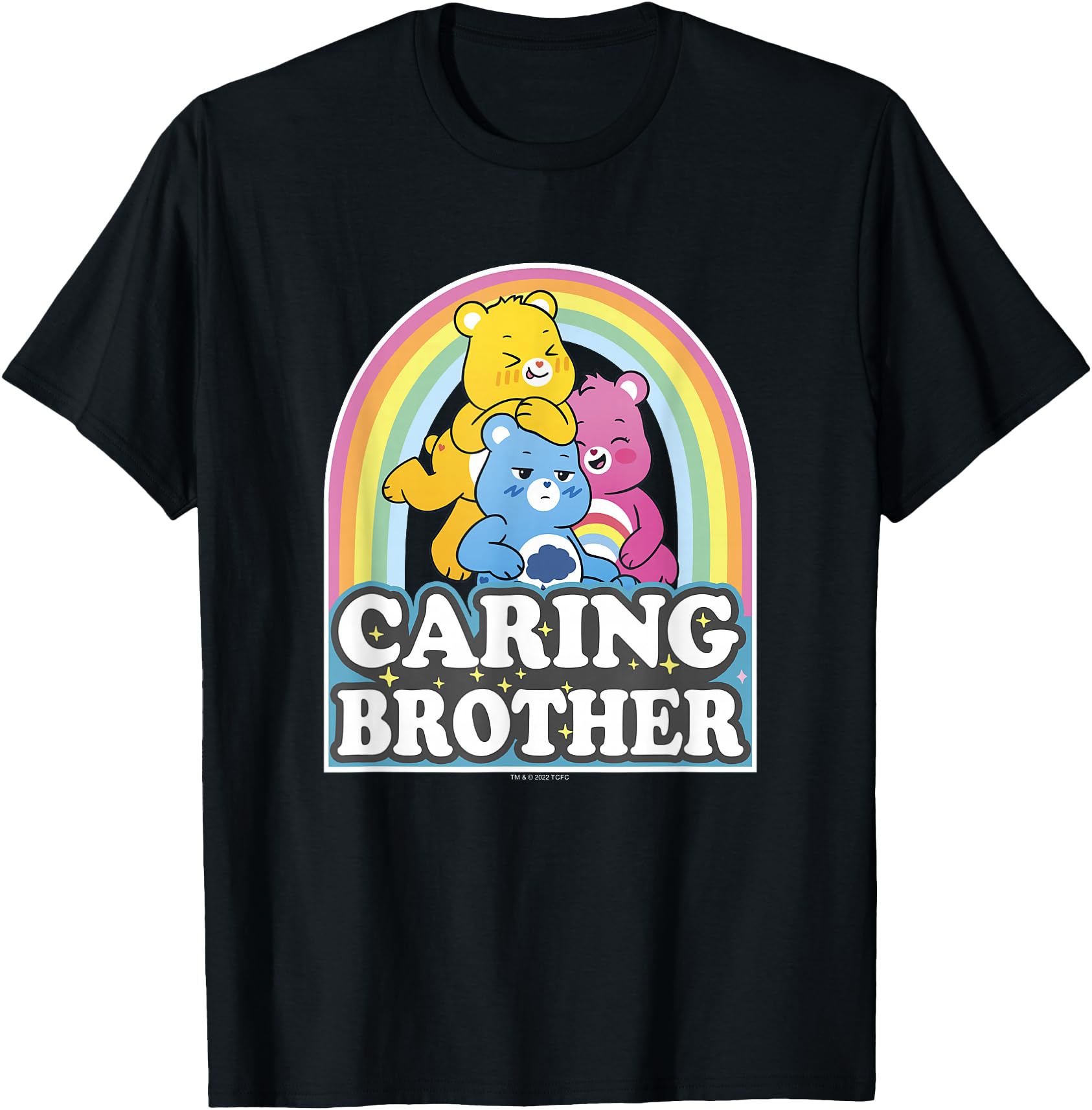 Original Care Bears Caring Brother Hoodie - Aesthetic Graphic Men Women - T-Shirt, Sweatshirt, Hoodie