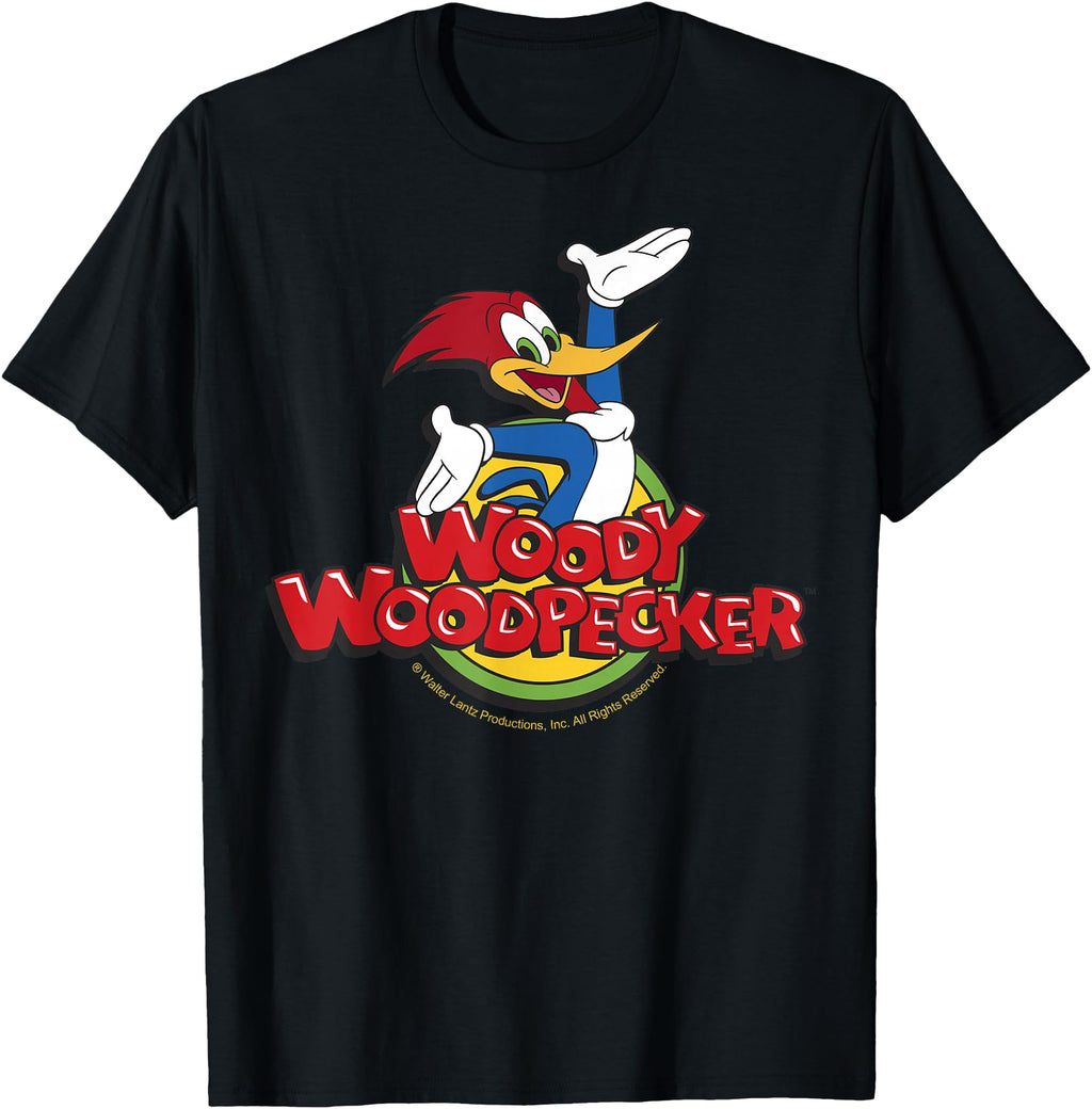Exclusive Woody Woodpecker Logo Hoodie - Casual Everyday Wear Unisex - T-Shirt, Sweatshirt, Hoodie