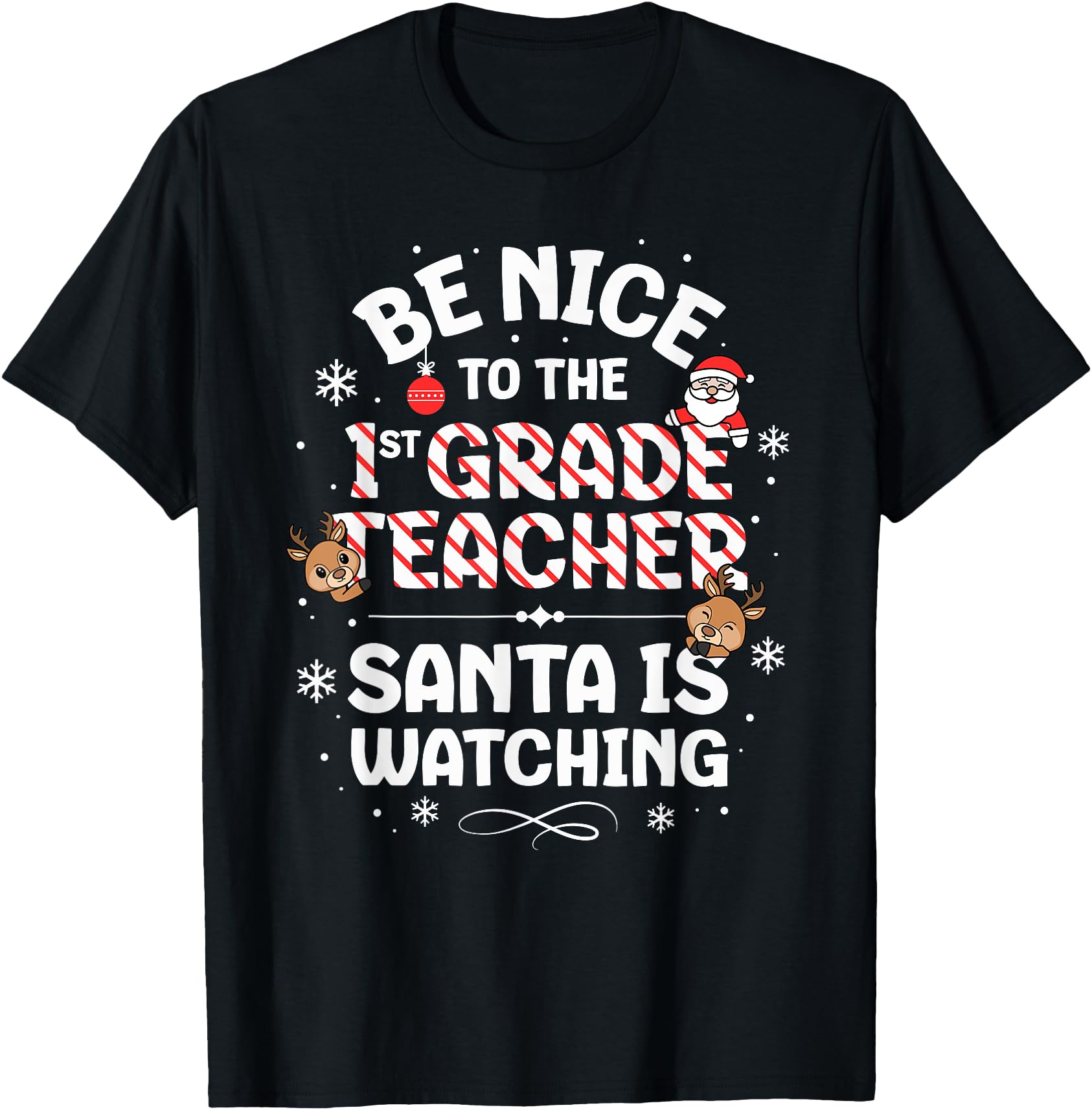 Original Be Nice To 1St Grade Teacher Squad T-Shirt - Graphic Print Unisex - T-Shirt, Sweatshirt, Hoodie