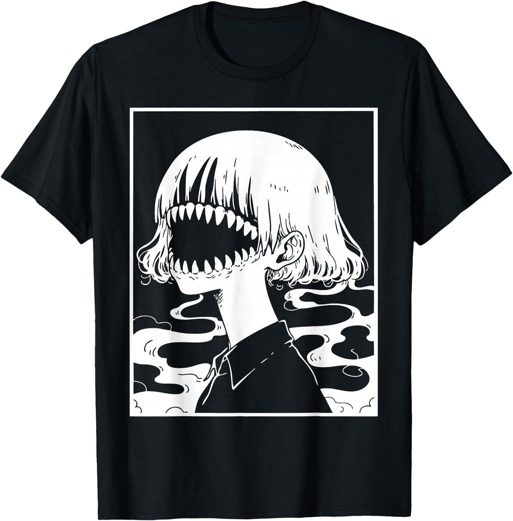 Horror Anime Manga Japan Japanese Creepy Hoodie - Novelty Apparel Unisex - T-Shirt, Sweatshirt, Hoodie