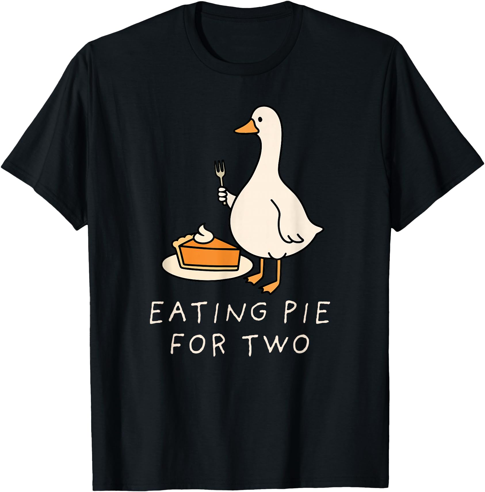 Exclusive Goose Eating Pie Two Couple T-Shirt - Novelty Apparel Unisex - T-Shirt, Sweatshirt, Hoodie