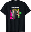 Archer Character Collage 60 S Inspired T-Shirt - Graphic Print Men Women - T-Shirt, Sweatshirt, Hoodie