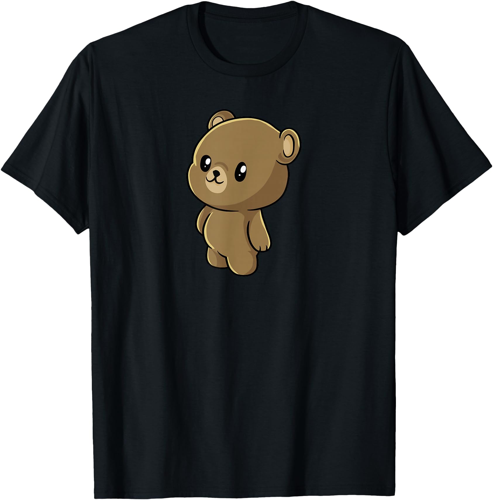 Kawaii Brown Bear Anime Grizzly Bear T-Shirt - Streetwear Style Unisex - T-Shirt, Sweatshirt, Hoodie