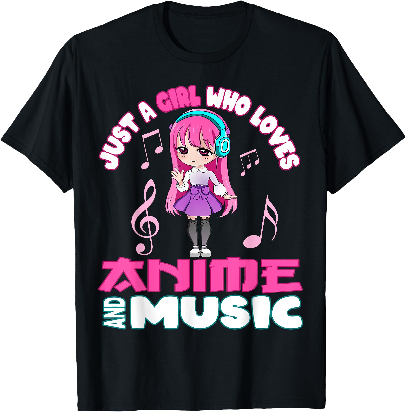 Exclusive Anime And Music Teen T-Shirt - Fun Novelty Design Men Women - T-Shirt, Sweatshirt, Hoodie