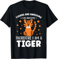 Handcrafted Tigers Are Awesome T-Shirt - Streetwear Style for Adults - T-Shirt, Sweatshirt, Hoodie