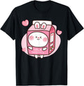 Kawaii Strawberry Milk And Bunny T-Shirt - Minimalist Print Men Women - T-Shirt, Sweatshirt, Hoodie