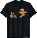 Exclusive Dog Mom Gingerbread Chasing Hoodie - Graphic Print Men Women - T-Shirt, Sweatshirt, Hoodie