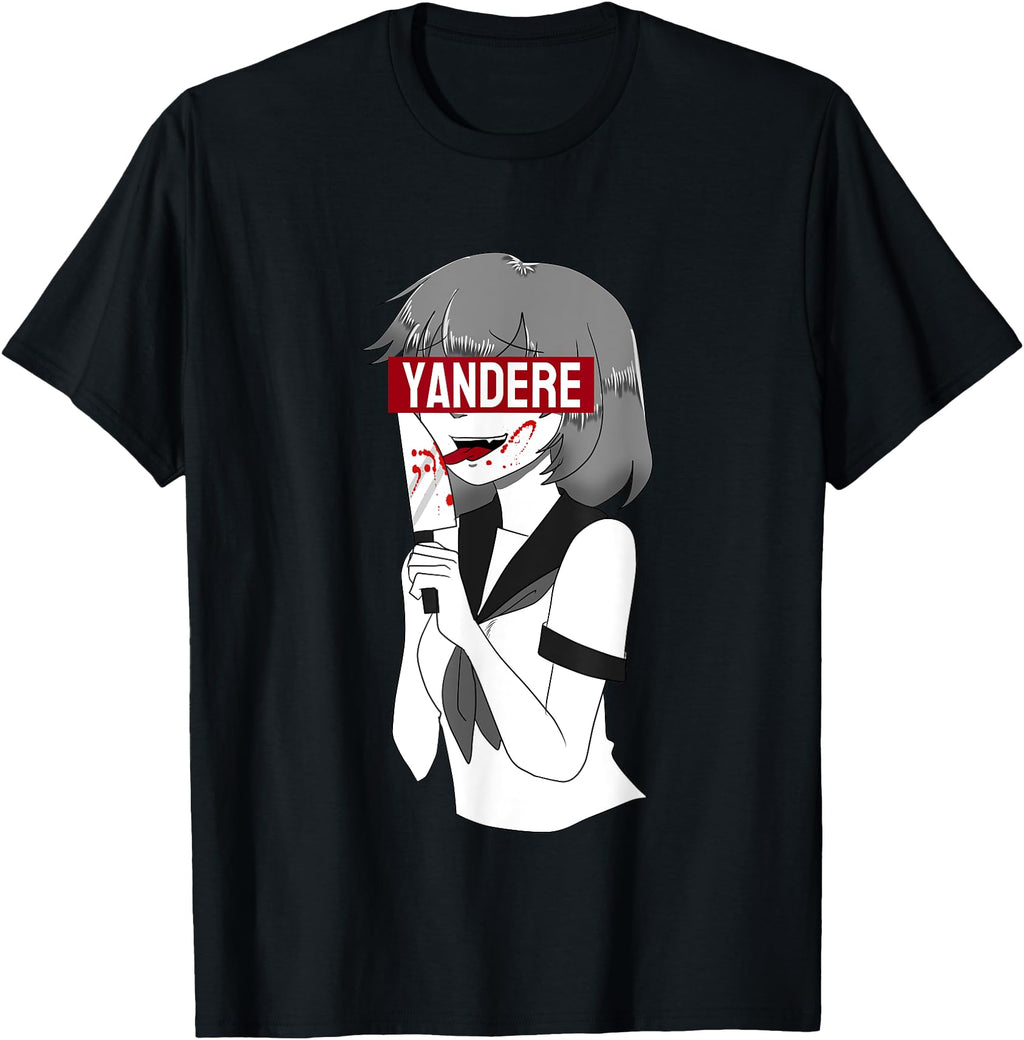 Yandere Anime I Japanese Anime T-Shirt - Casual Everyday Wear Men Women - T-Shirt, Sweatshirt, Hoodie