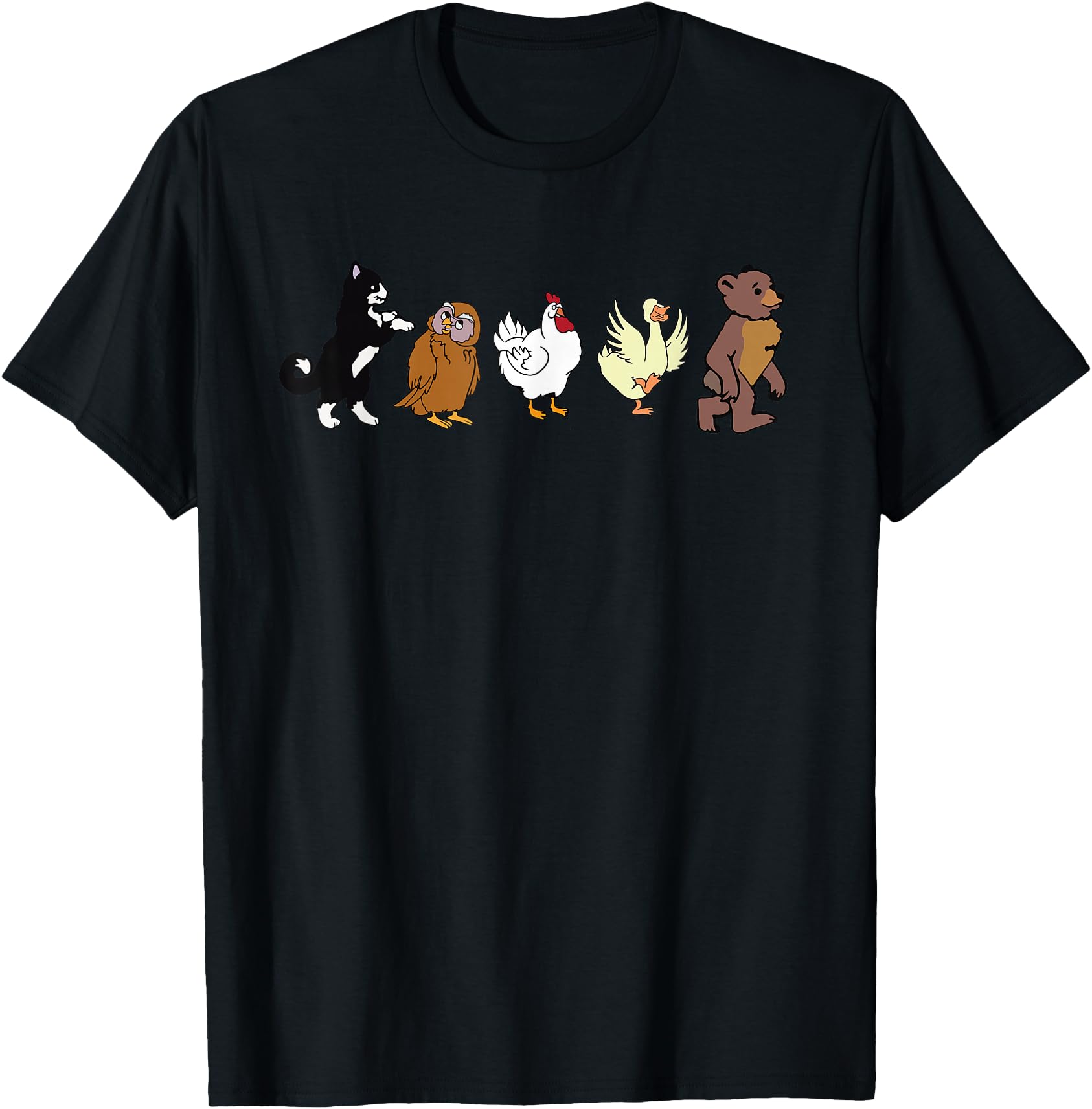 Little Bear Cartoon Animated Tv Show T-Shirt - Minimalist Print Unisex - T-Shirt, Sweatshirt, Hoodie