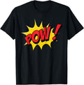 Authentic Pow Comic Book Cartoon T-Shirt - Fun Novelty Design for Adults - T-Shirt, Sweatshirt, Hoodie