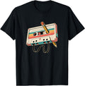 Original Cassette Tape Pencil 80S 90S Hoodie - Graphic Print for Adults - T-Shirt, Sweatshirt, Hoodie