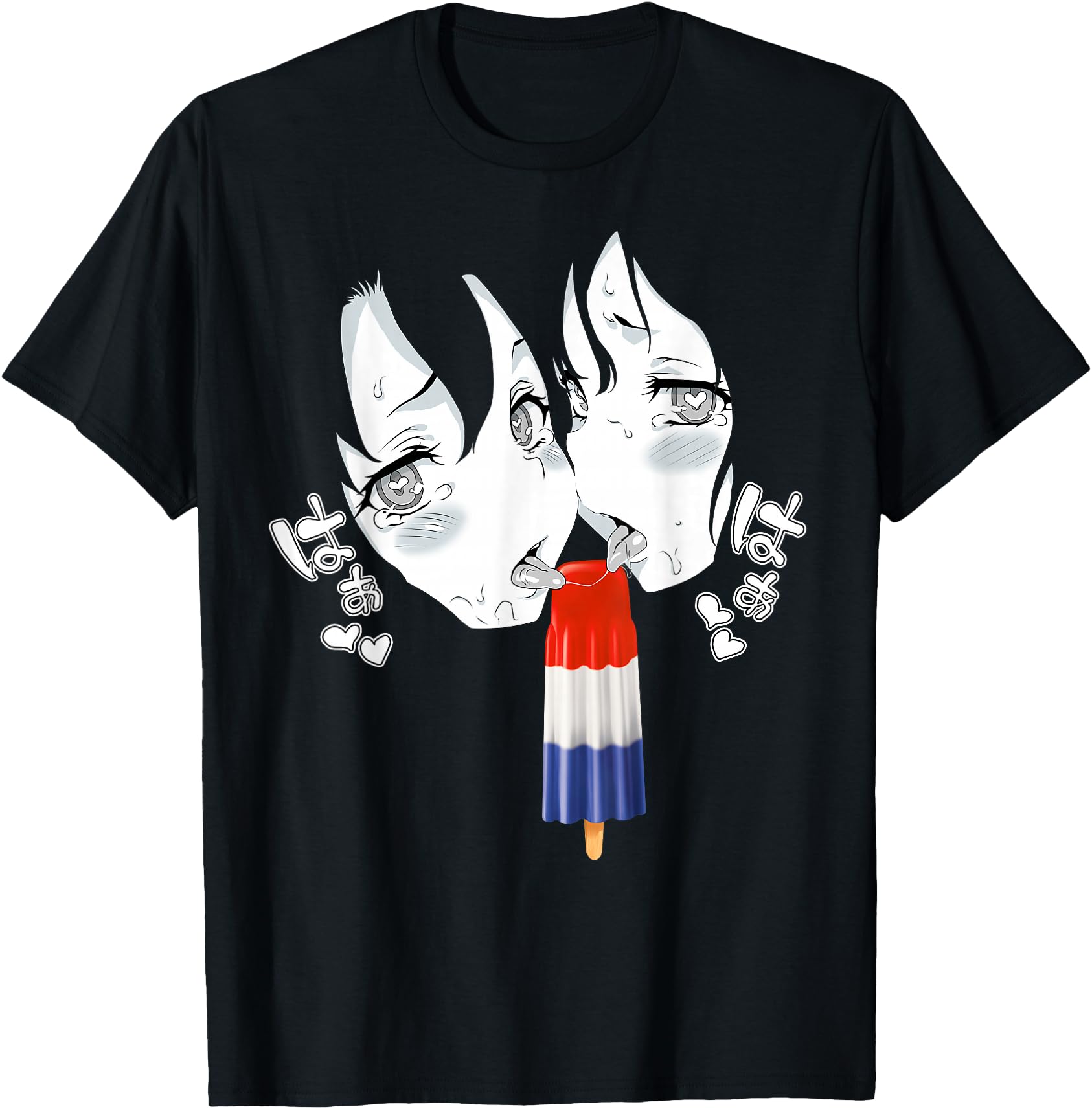 Original Ahegao Face Anime Manga Sweatshirt - Minimalist Print Men Women - T-Shirt, Sweatshirt, Hoodie