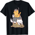 Authentic Pile Kitty Cats Cat Rare Hoodie - Trendy Graphic for Adults - T-Shirt, Sweatshirt, Hoodie